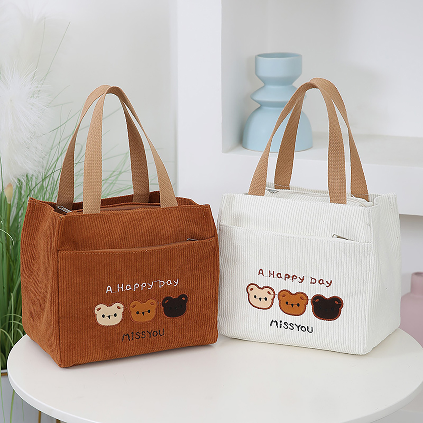 新款时尚手提包包上班出门通勤大容量手拎包饭盒便当包杂物小拎包