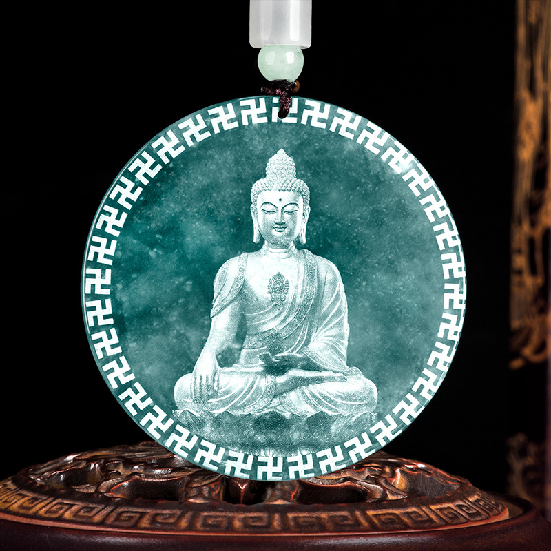 翠莹福天然翡翠蓝水冰种