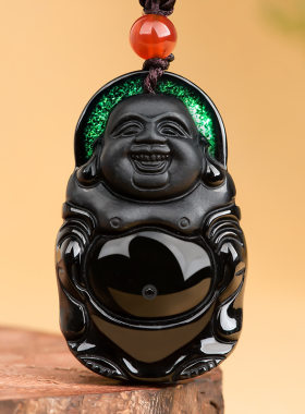 翠莹福天然翡翠冰种挂件