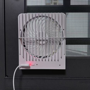 厕所排气扇静音纱窗新风抽风机强力家用窗户换气扇免打孔排风扇