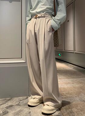 Hualun秋季男裤休闲裤宽松直筒裤男款西裤韩版裤子男生垂感阔腿裤