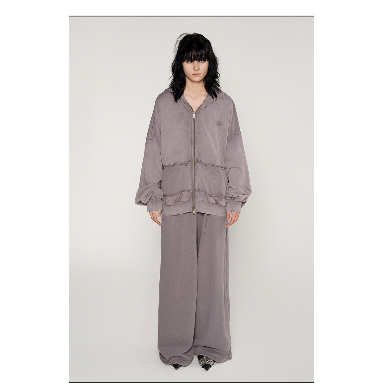 SENSEAWEEK26春季新品复古做旧宽松外套洗褪松弛感刺绣卫衣开衫,女装/女士精品,短外套,淘宝优惠券,粉丝福利购,淘宝优惠卷