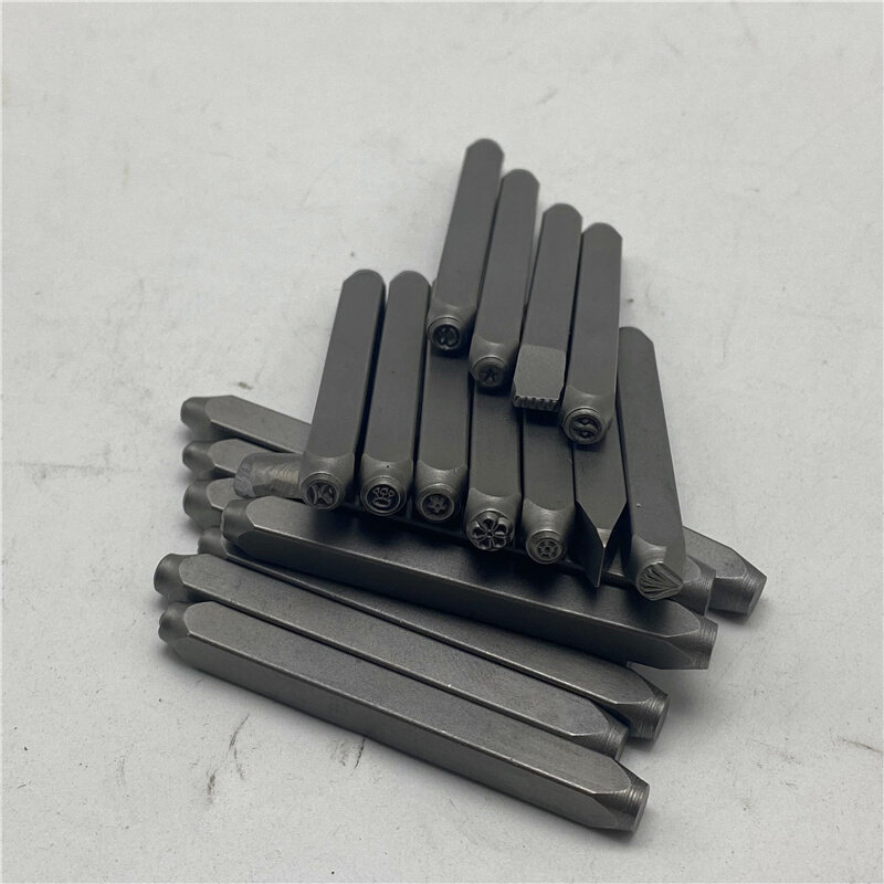 首饰刻花錾卡地錾子花錾手敲钢印手工雕刻金银加工錾刻打金工具