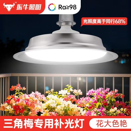 全光谱植物补光灯室内阳台绿植蔬菜三角梅专用仿太阳光led生长灯