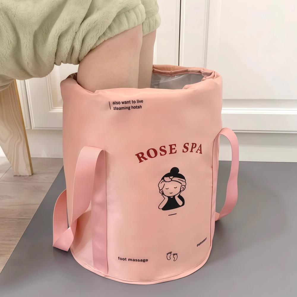 可折叠泡脚桶洗脚盆家用便携式