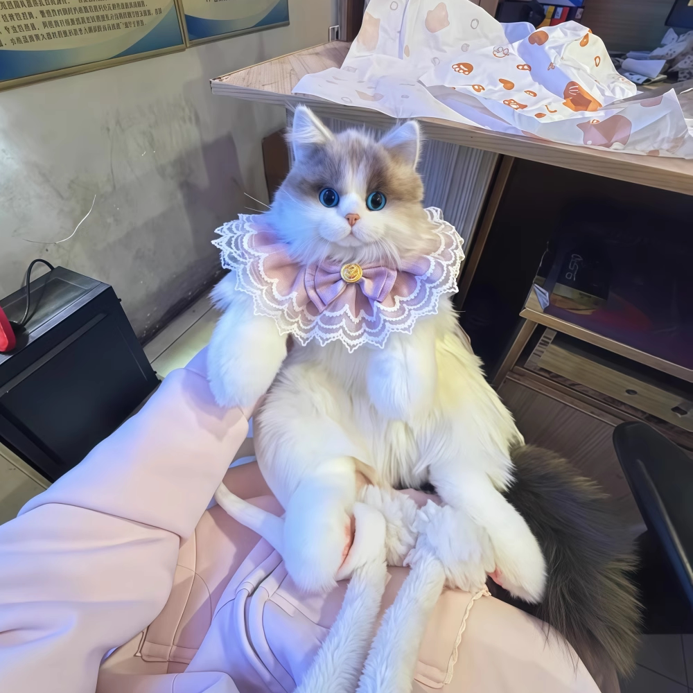 可爱萌趣仿真布偶猫包玩偶