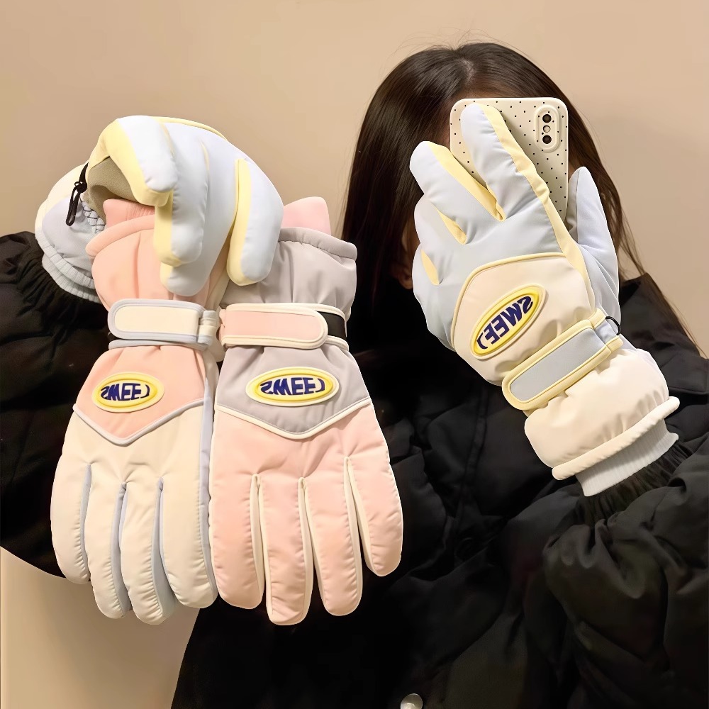 冬季滑雪手套防寒防滑防泼水