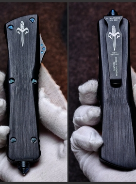 Microtech美国微技术大剑标大龙铝合金柄M390钢柳叶型手柄配件