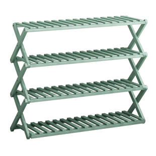 楠竹鞋架子简易多层免安装经济型家用门口宿舍收纳实木置物小鞋柜