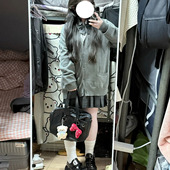 外套日系学院风校供针织春秋季 毛衣开衫 外搭 jk制服裙套装 胖薯大码