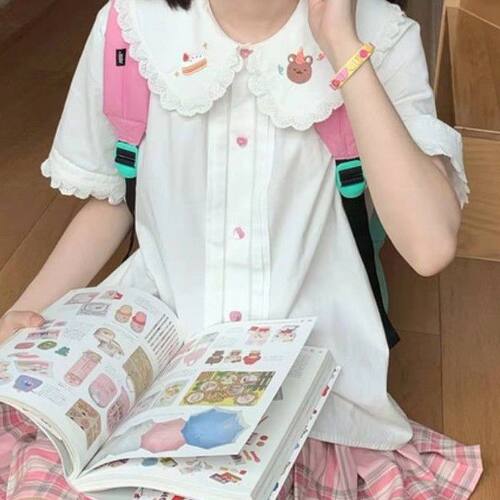 学生学院风小清新打底衫