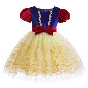 Baby Girls Bow Dress Formal Wedding Party Dresses For Kids裙
