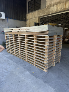 旧托盘木托盘卡板栈板二面进叉二手托胶厂家