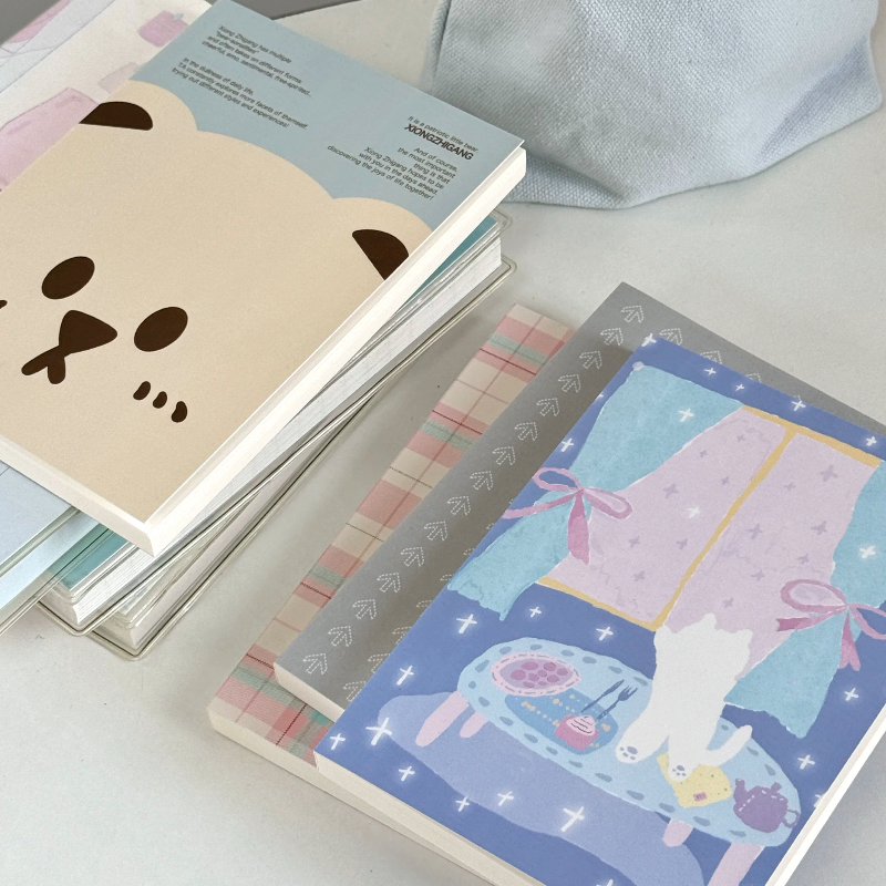 可以文创原创A6本插画治愈空白本手帐日程本笔记本赠书衣绑带,文具电教/文化用品/商务用品,手帐/日程本/计划本,淘宝优惠券,粉丝福利购,淘宝优惠卷