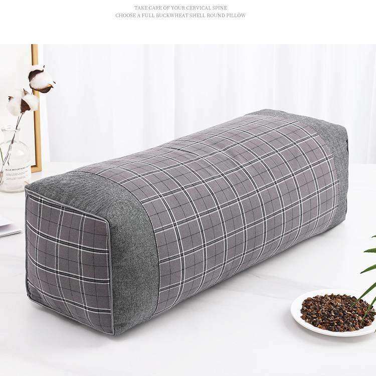 荞麦高枕头加厚加高硬护颈椎助睡眠不塌陷男老式方枕头全荞麦皮壳