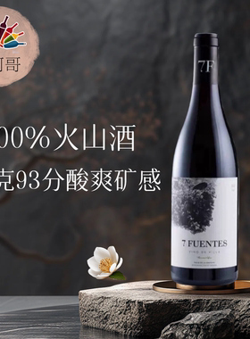 100%帕克93火山酒古老葡萄品种Listen Negro酸爽矿物通透轻盈风格
