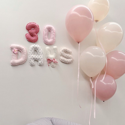 Starry手作韩系满月字母ins风定制宝宝宴布置满月照拍照装饰