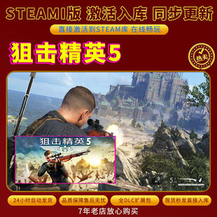 steam狙击精英5激活码入库CDKKey全DLC电脑PC游戏存档单人游玩
