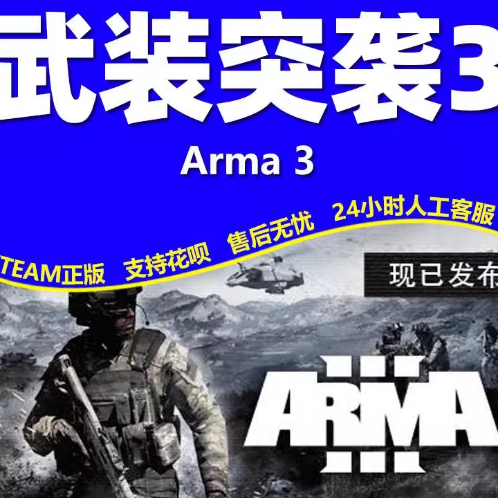Steam武装突袭3 Arma 3 全DLC 单机电脑游戏全球区国区激活永久