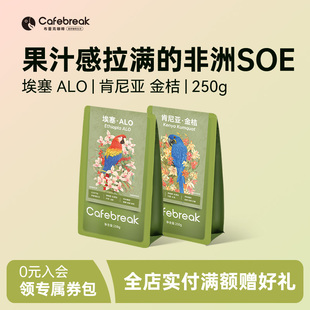 25新产季布蕾克SOE咖啡豆埃塞ALO肯尼亚金桔意式手冲cafebreak