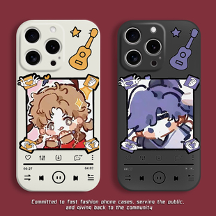 可爱代号鸢手机壳适用苹果17promax小米透明软壳一加vivo荣耀红米oppo华为pura70孙策袁基傅融可爱卡通Q版