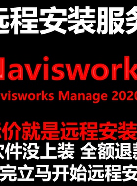 Navisworks Manage软件2020软件远程安装帮下载软件帮安装/帮激活