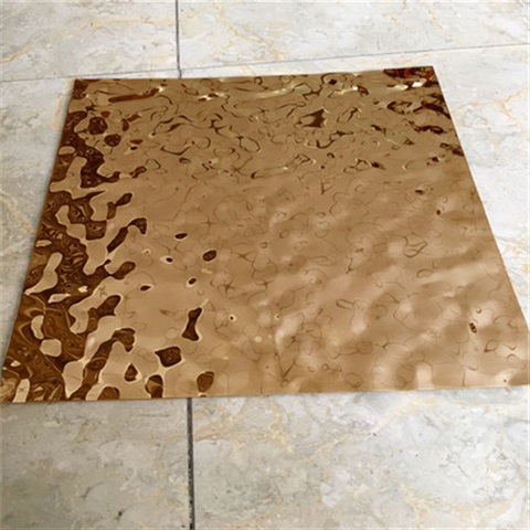 定制新厂促品销不锈钢水波纹板定制压花凹凸金属a波浪吊顶板材背