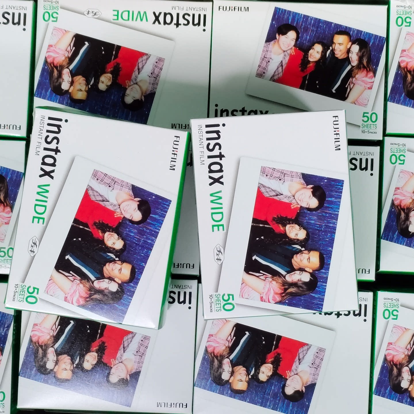 富士拍立得5寸宽幅wide300相纸/200/210 LOMO通用五寸白边相纸