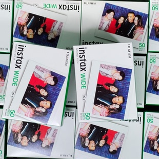 富士拍立得5寸宽幅wide300相纸/200/210 LOMO通用五寸白边相纸