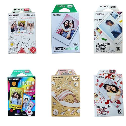 fujifilm富士拍立得3寸相纸mini7/S9/11/12/25/40/90白边迷你胶片