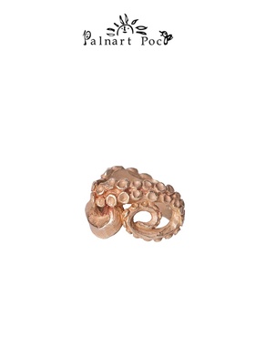 Palnart poc章鱼脚耳挂真实质感古怪猎奇吸盘日本手作耳夹小众