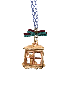 Palnartpoc合金黄铜手工项链