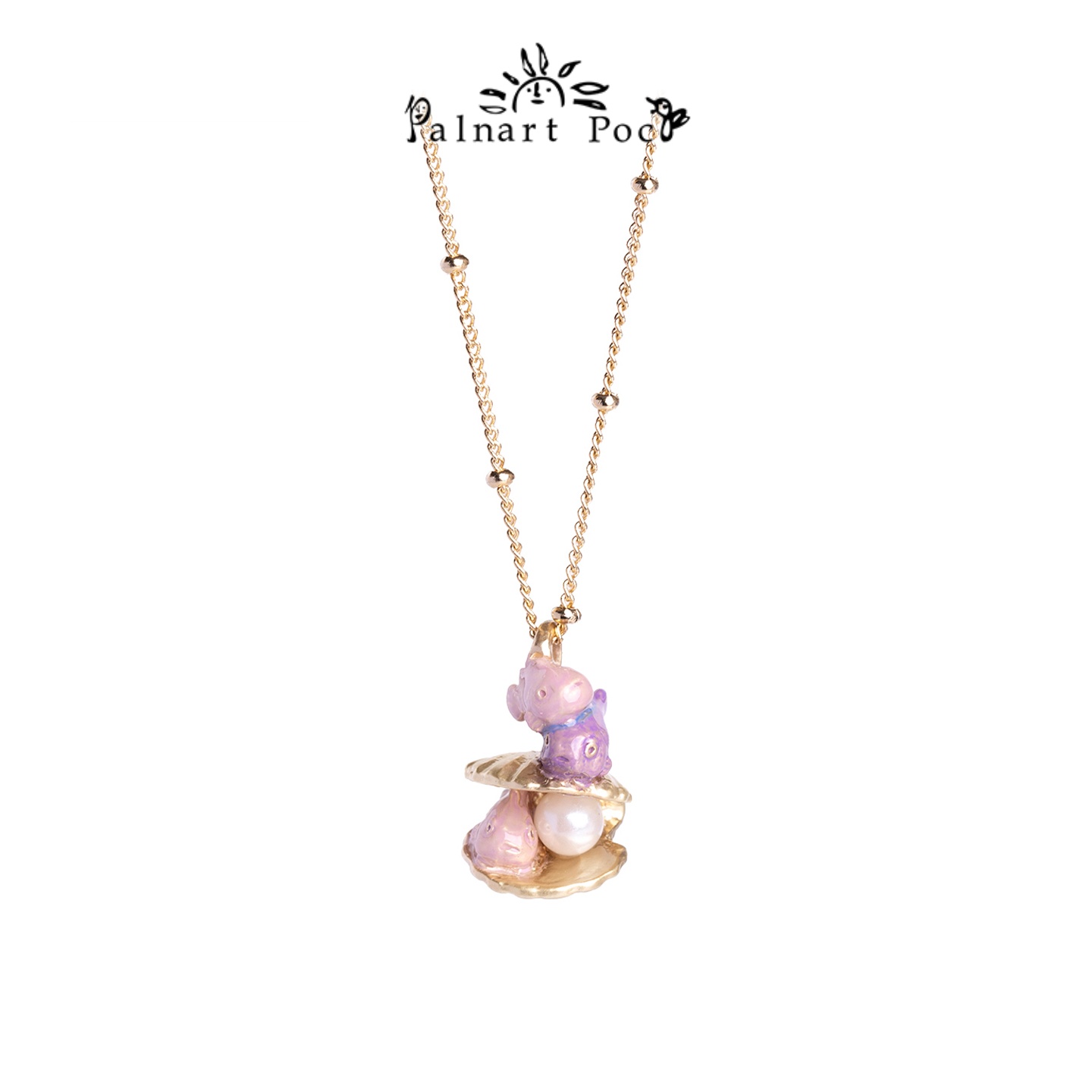 PalnartPoc日本手作气球鱼项链