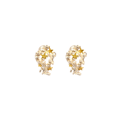 Palnartpoc手作合金女猫耳夹