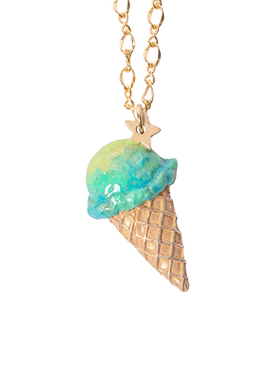 Palnartpoc手作意式冰淇淋项链
