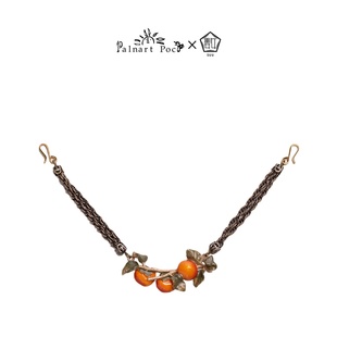 Palnart poc副牌suu柿子原创设计独特小众秋冬新款和服羽织纽饰品