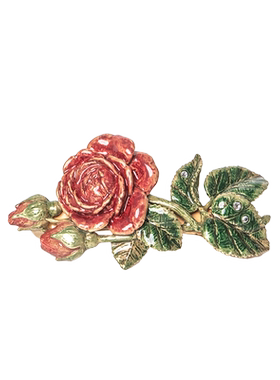 Palnartpoc月季花氛围感发夹
