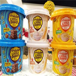 热销爆米花醇香黑巧味玉米浓汤酸奶洋葱味桶装爆米花零食食