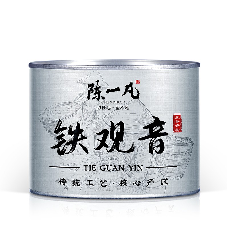 铁观音茶叶乌龙茶高山乌龙新茶清香型一级兰花香乌龙茶罐装