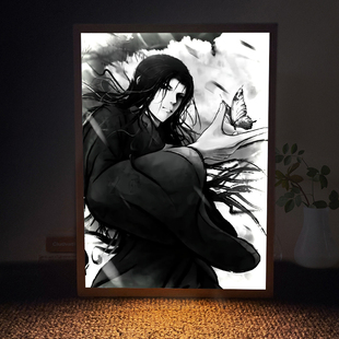 蛊真人灯光画大爱仙尊古月方源周边手办小夜灯镜子相框氛围装饰