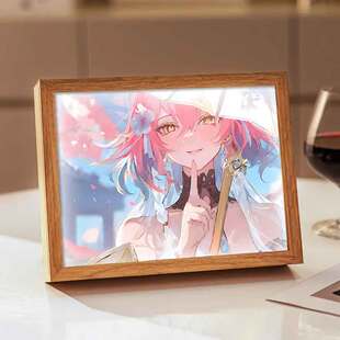 鸣潮灯光画长留周边手办二次元动漫小夜灯发光氛围灯生日礼物摆件