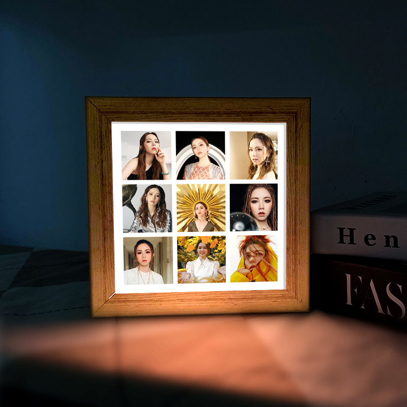 邓紫棋灯光画明星周边手办小夜灯送朋友生日礼物摆件明信片氛围灯