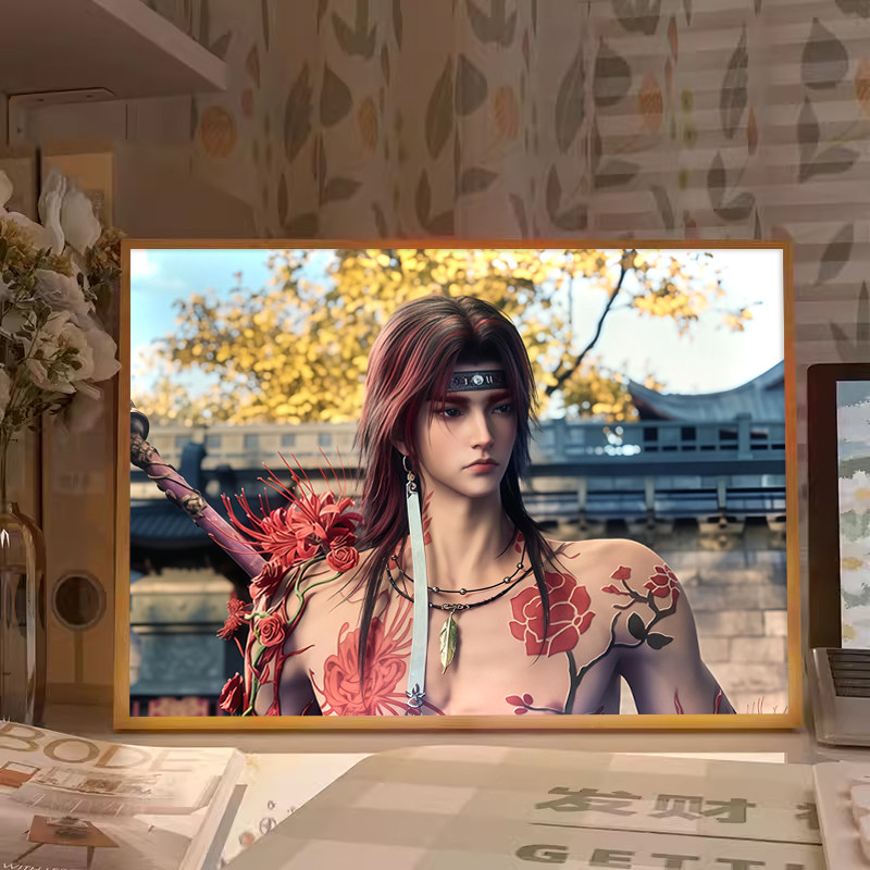 沧元图燕凤周边镜子灯光画二次元动漫发光礼物电竞房音响小夜灯