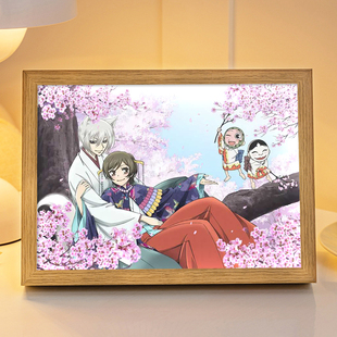 元气少女结缘神灯光画二次元动漫周边手办小夜灯吧唧生日礼物摆件