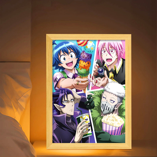 入间同学入魔了周边镜子灯光画动漫发光礼物摆台画卧室音响小夜灯