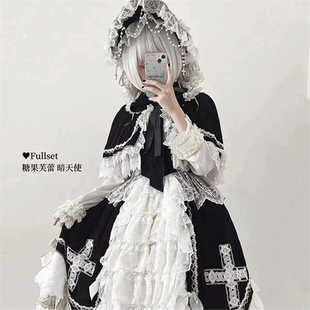 【天使二型]糖果芙蕾正版 doll感哥特暗黑洋装洛丽塔日系可爱软妹