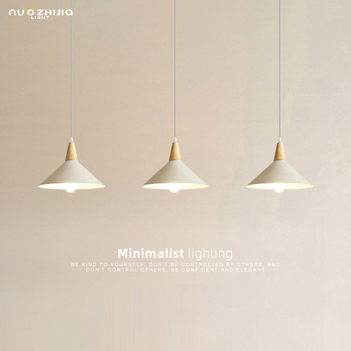 北欧三头餐厅吊灯床头小吊灯
