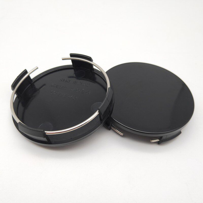 适用BBS轮毂65mm/70mm改装纯平面黑色无标轮毂中心盖车轮胎标志盖