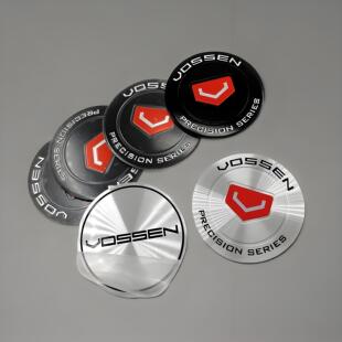 4个价 个性改装VOSSEN轮毂盖金属标志贴片56/65mm车轮胎盖标贴