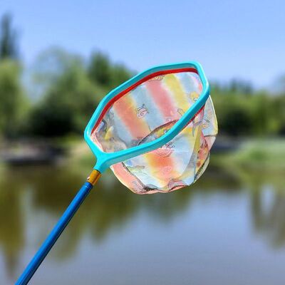 儿童抄网抄硬超轻碳素钛合金圈